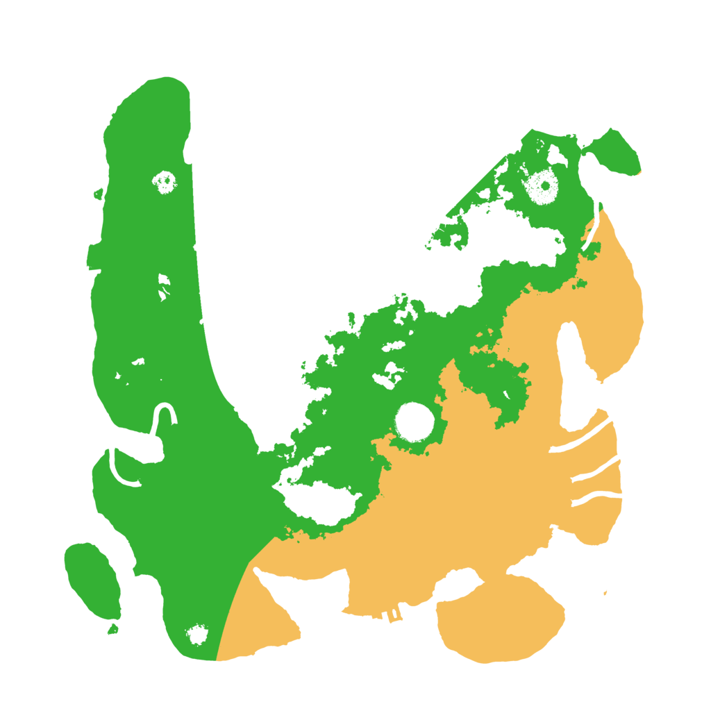 Biome Rust Map: Procedural Map, Size: 3250, Seed: 638601929