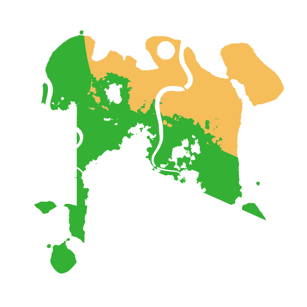 Biome Rust Map: Procedural Map, Size: 3000, Seed: 17424