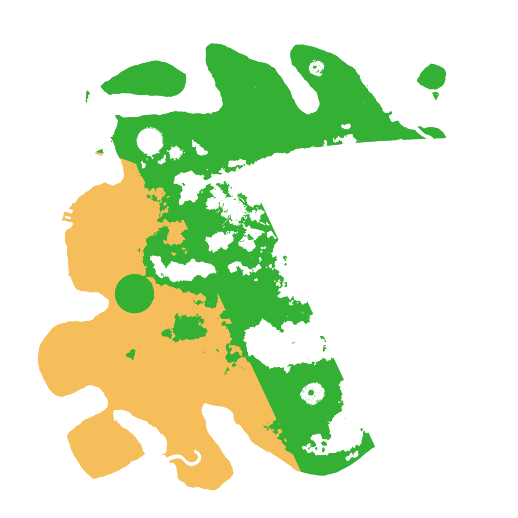 Biome Rust Map: Procedural Map, Size: 3500, Seed: 1707118099