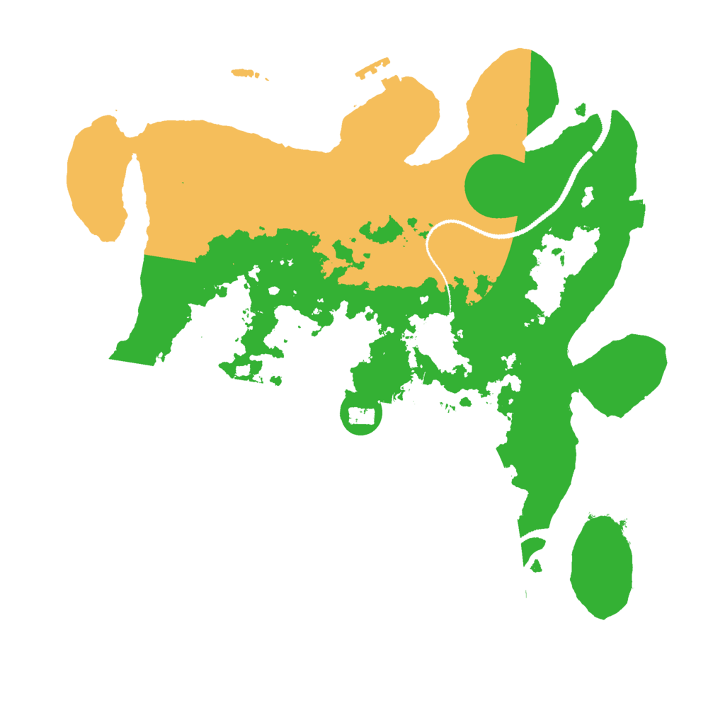 Biome Rust Map: Procedural Map, Size: 3000, Seed: 1770865285