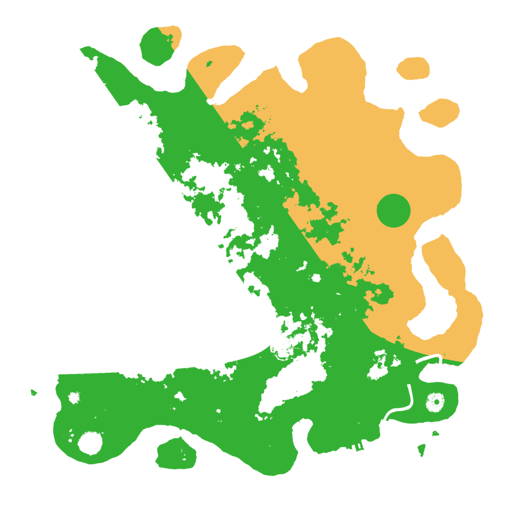 Biome Rust Map: Procedural Map, Size: 4000, Seed: 19686