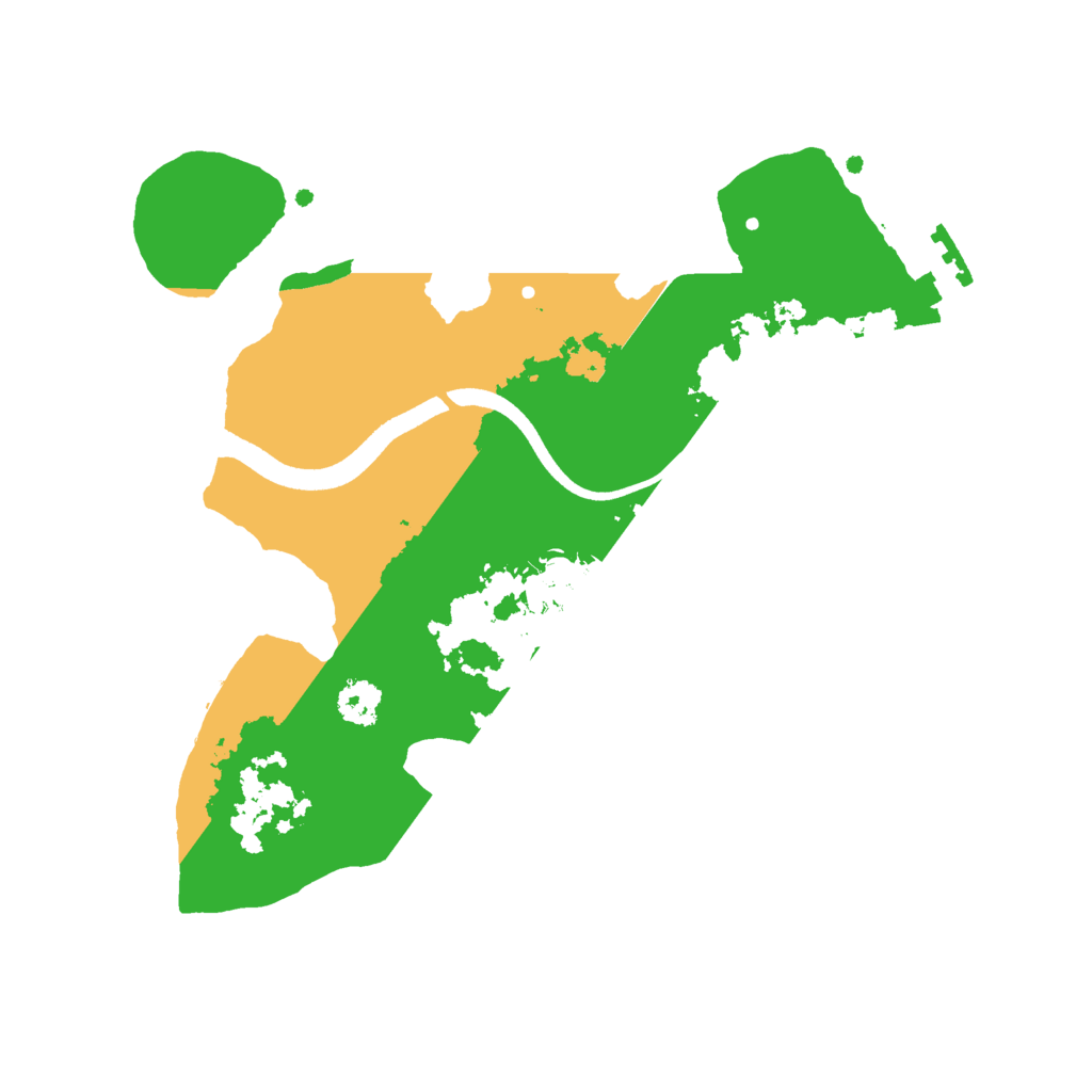 Biome Rust Map: Procedural Map, Size: 2500, Seed: 958863376