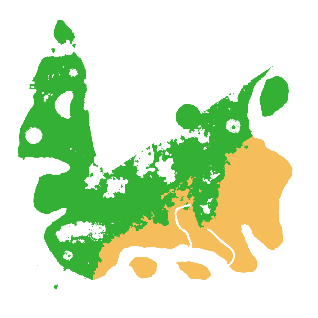 Biome Rust Map: Procedural Map, Size: 3400, Seed: 90072573