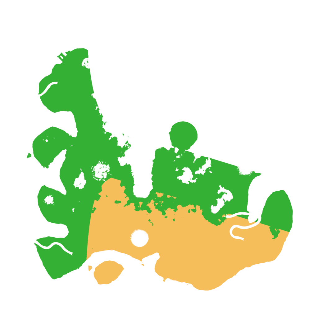 Biome Rust Map: Procedural Map, Size: 3248, Seed: 13825