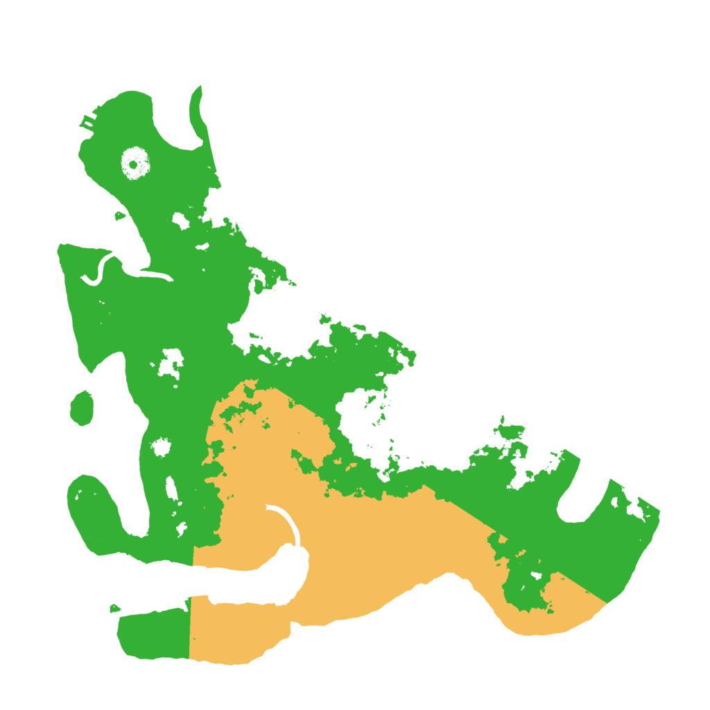 Biome Rust Map: Procedural Map, Size: 3500, Seed: 281097744