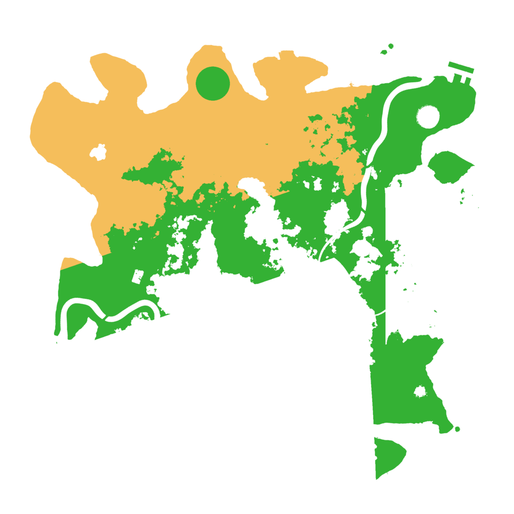 Biome Rust Map: Procedural Map, Size: 4000, Seed: 965823