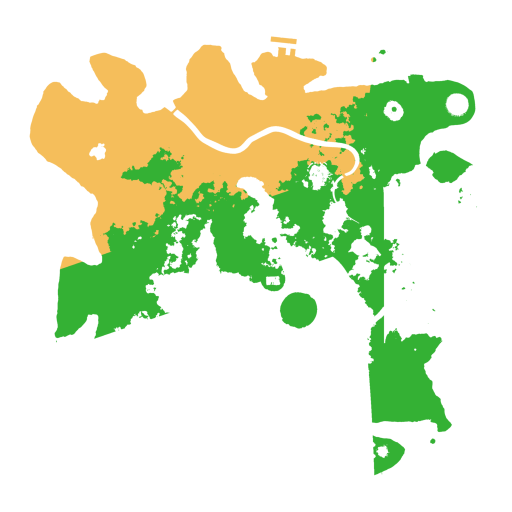 Biome Rust Map: Procedural Map, Size: 4000, Seed: 965823