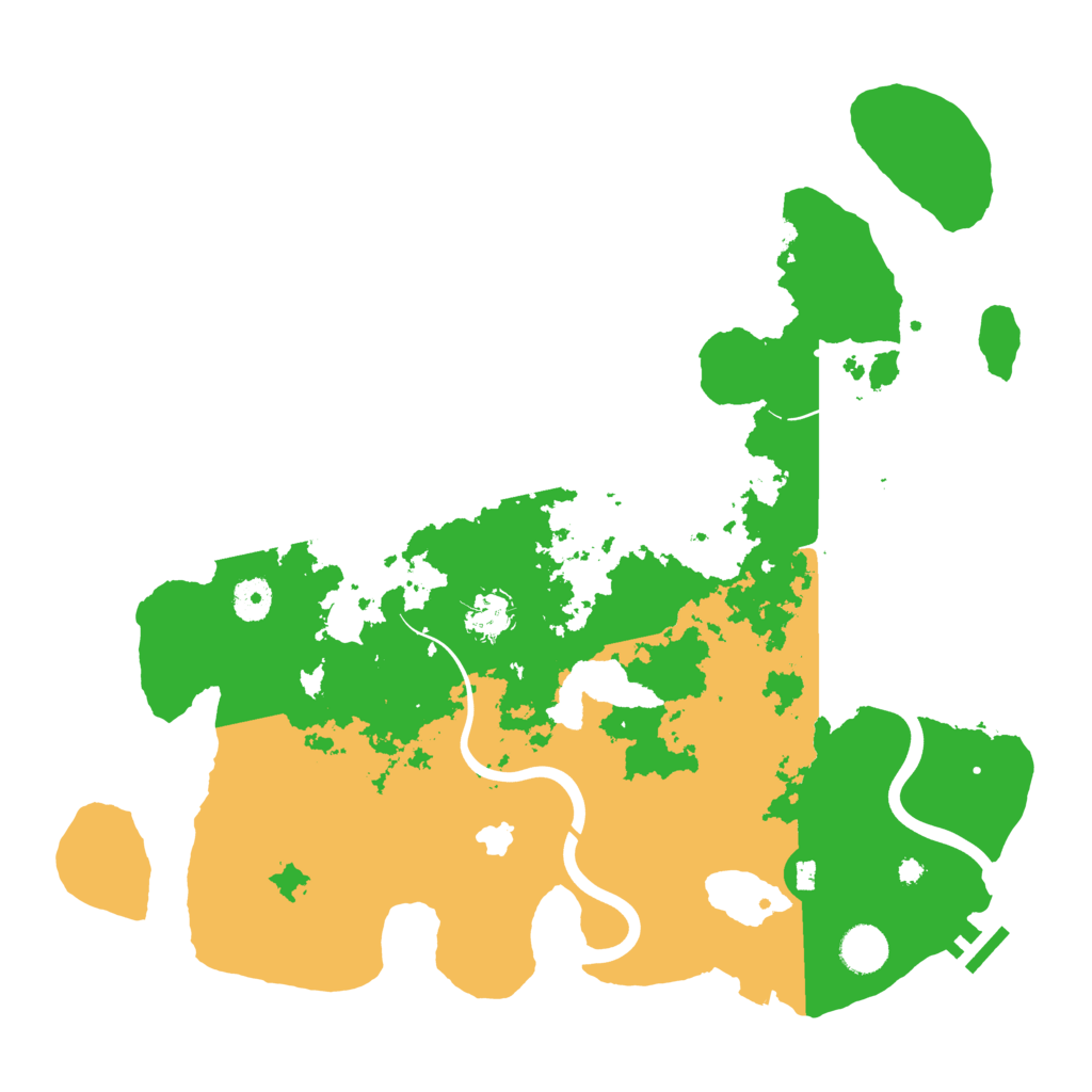 Biome Rust Map: Procedural Map, Size: 4000, Seed: 417