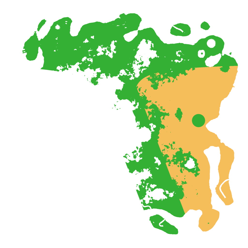 Biome Rust Map: Procedural Map, Size: 5000, Seed: 1864712307