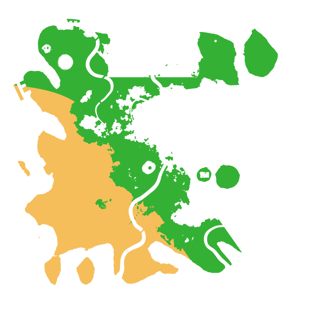 Biome Rust Map: Procedural Map, Size: 3600, Seed: 20420839