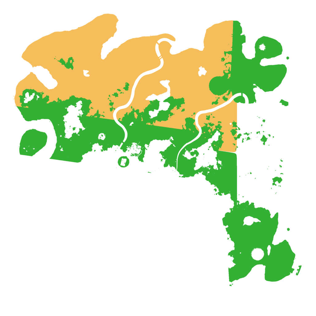 Biome Rust Map: Procedural Map, Size: 4500, Seed: 46704