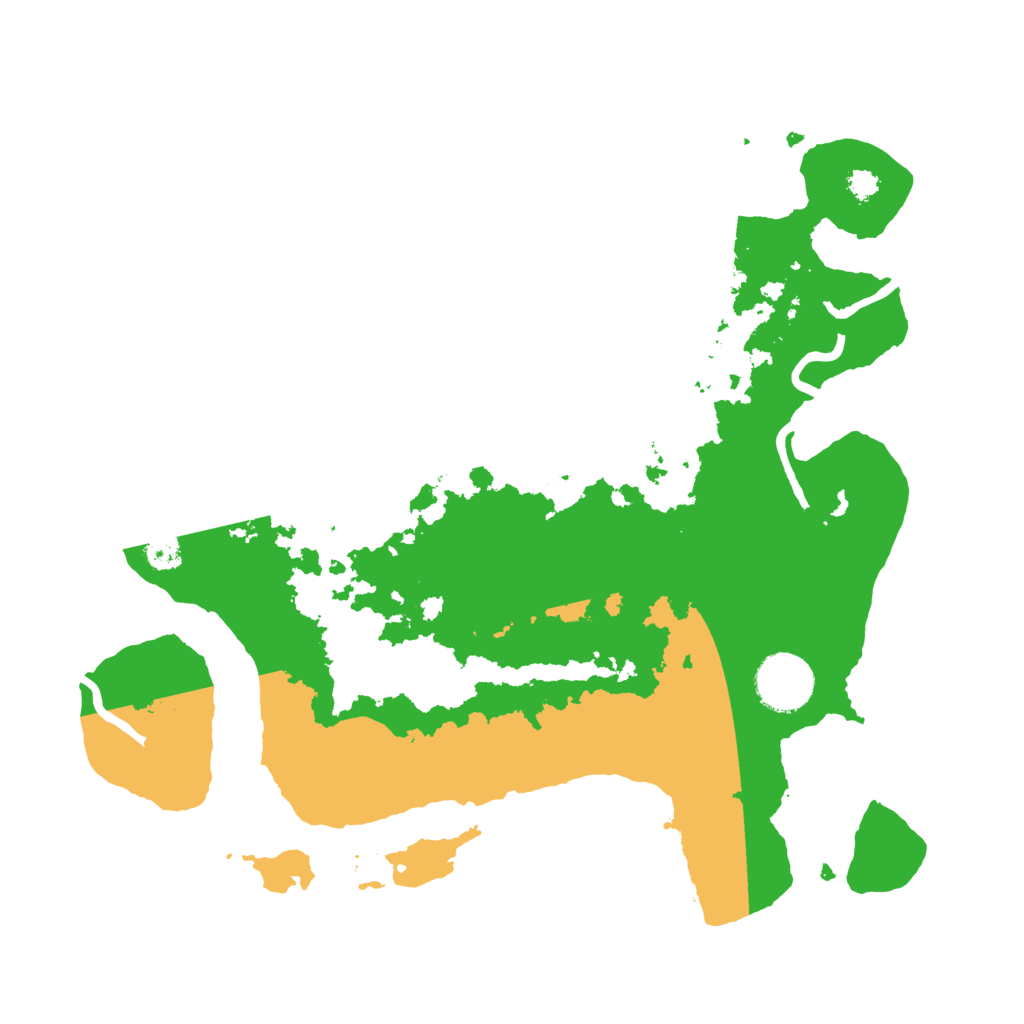 Biome Rust Map: Procedural Map, Size: 3100, Seed: 734982