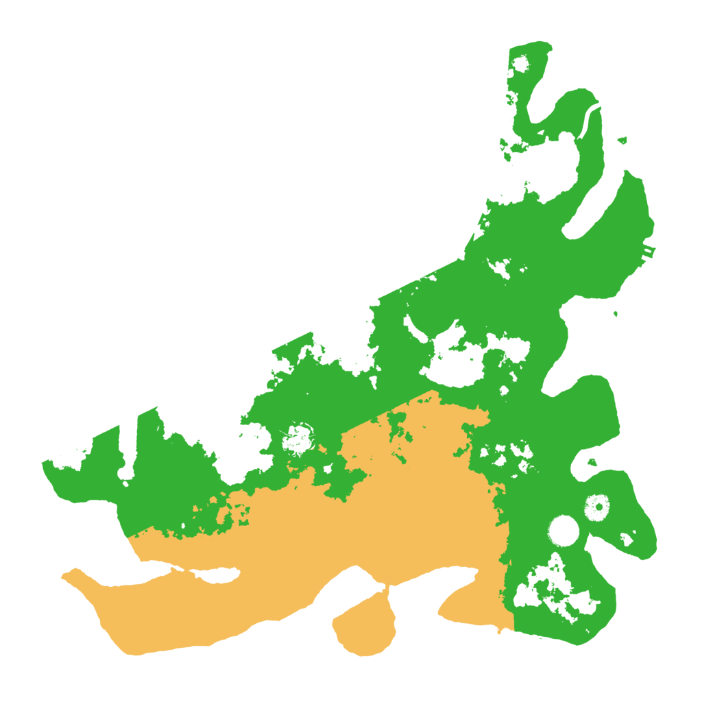 Biome Rust Map: Procedural Map, Size: 4000, Seed: 119288882