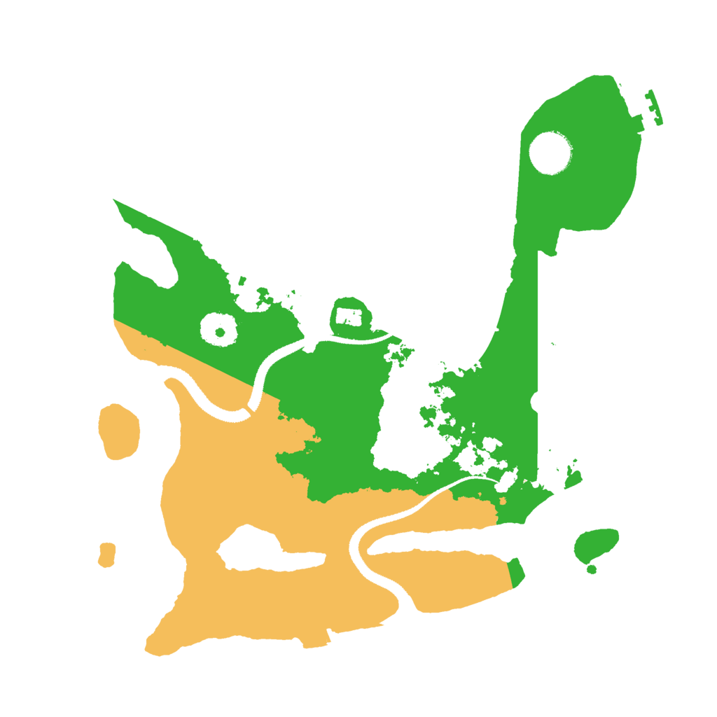 Biome Rust Map: Procedural Map, Size: 3000, Seed: 656876770