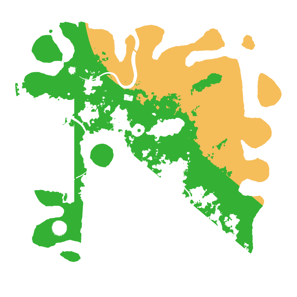 Biome Rust Map: Procedural Map, Size: 3500, Seed: 1136833228