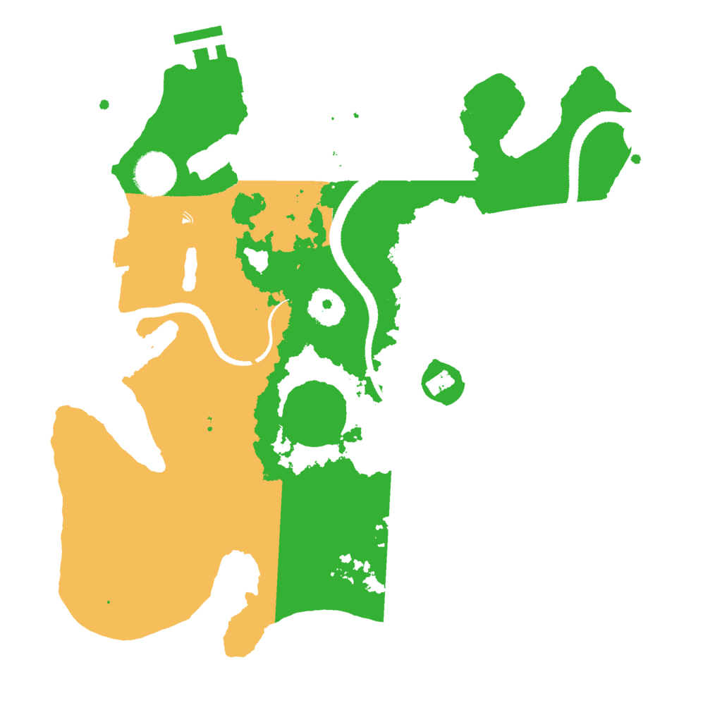 Biome Rust Map: Procedural Map, Size: 3000, Seed: 1626222119