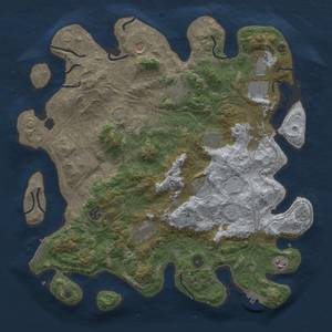 Thumbnail Rust Map: Procedural Map, Size: 4250, Seed: 1142369340, 19 Monuments