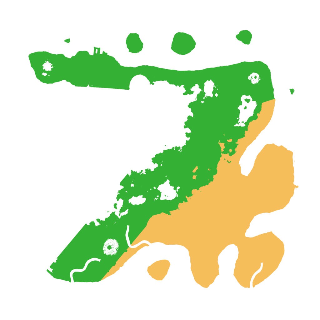 Biome Rust Map: Procedural Map, Size: 3000, Seed: 1430761470