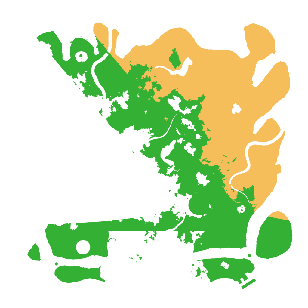Biome Rust Map: Procedural Map, Size: 4000, Seed: 1284562589