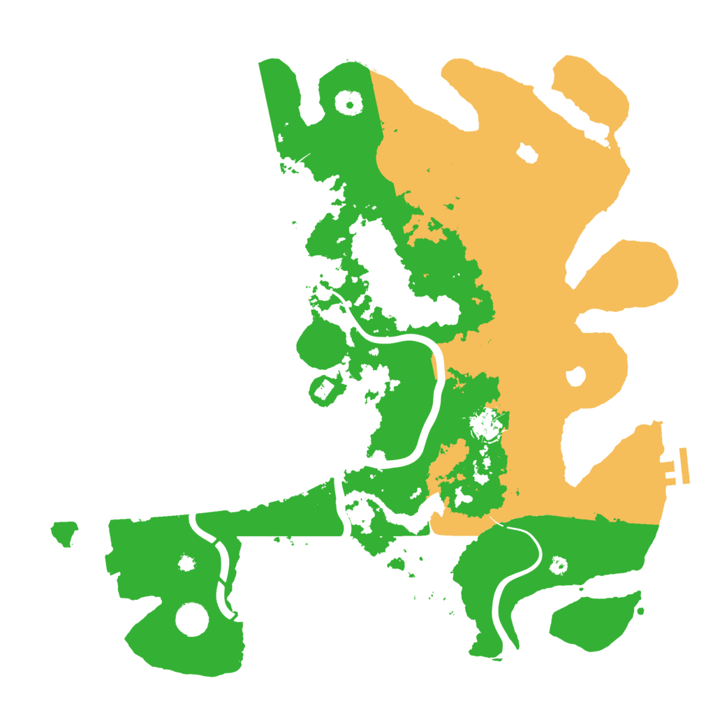 Biome Rust Map: Procedural Map, Size: 4000, Seed: 869211