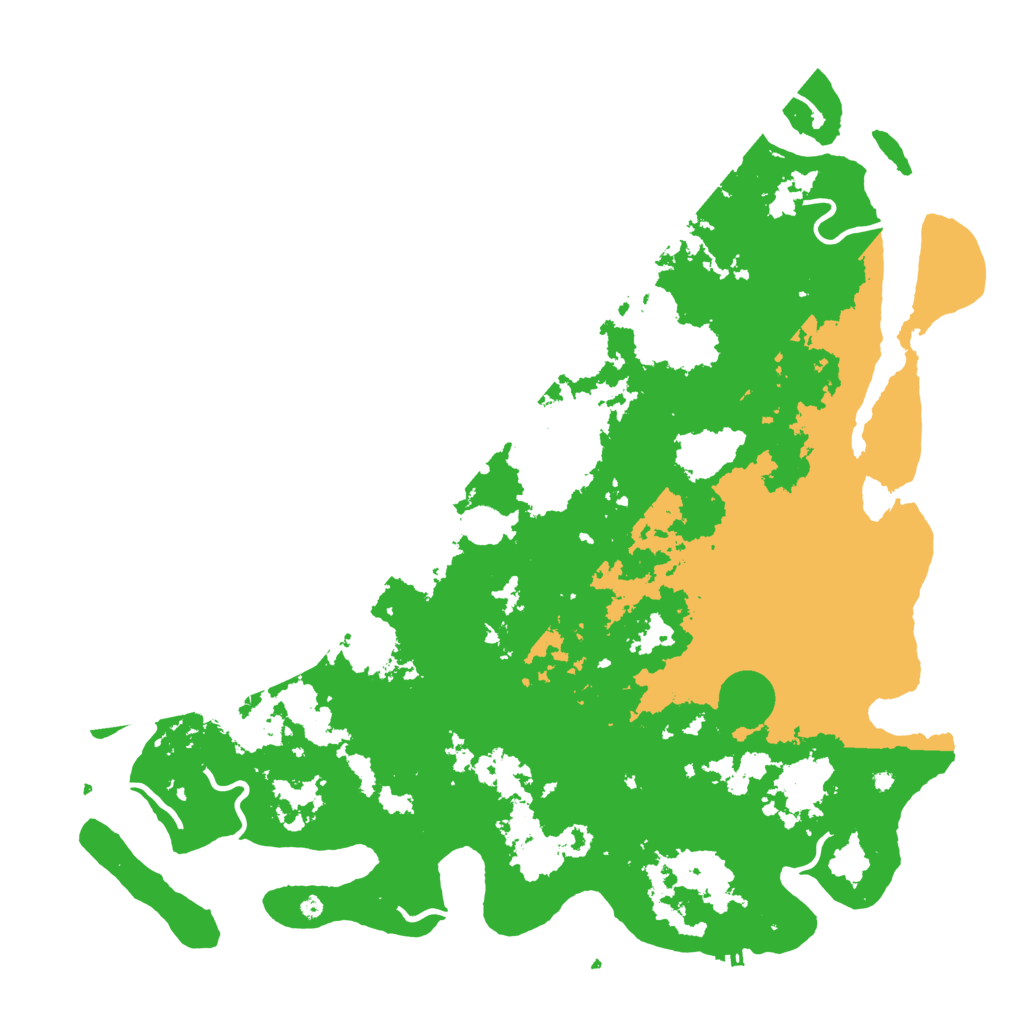 Biome Rust Map: Procedural Map, Size: 4800, Seed: 439386803