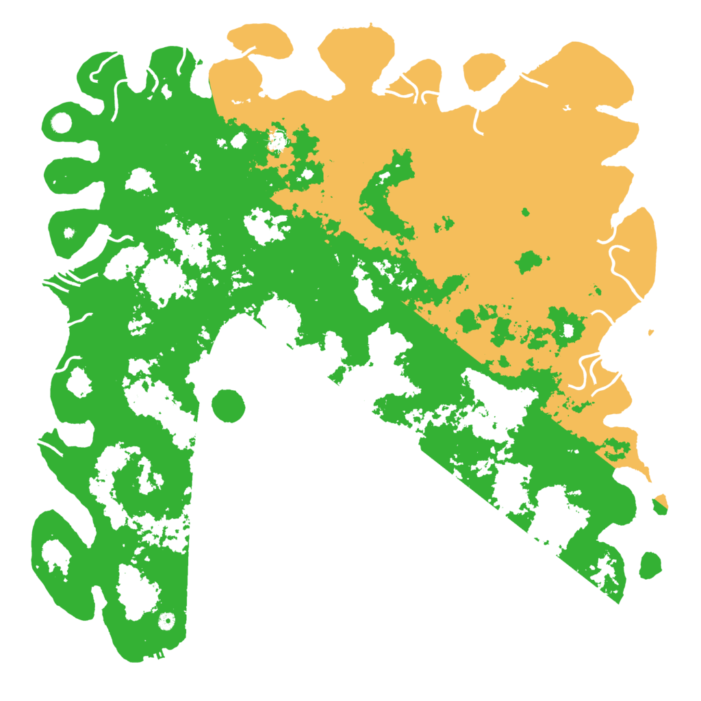 Biome Rust Map: Procedural Map, Size: 6000, Seed: 21031979