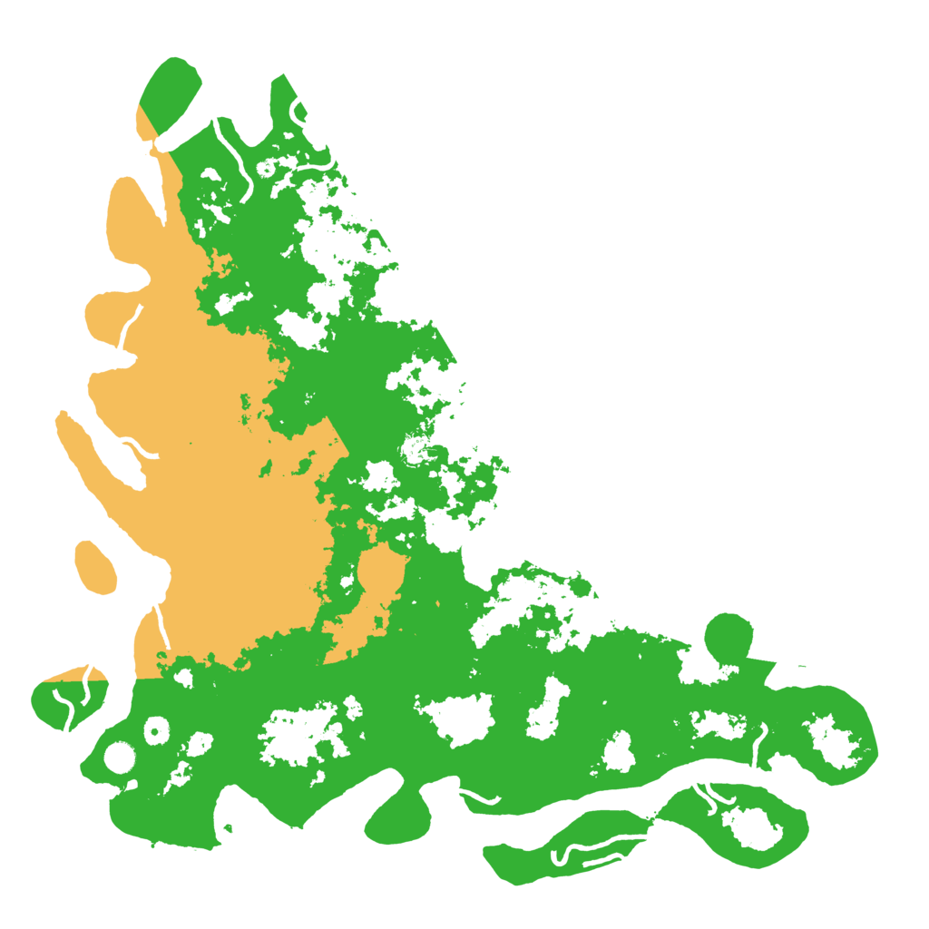 Biome Rust Map: Procedural Map, Size: 5200, Seed: 310341319
