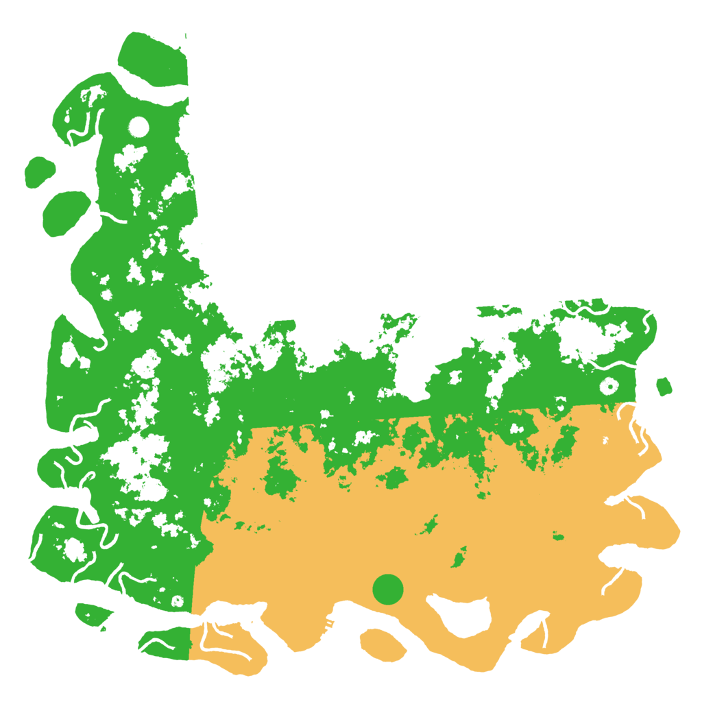 Biome Rust Map: Procedural Map, Size: 6000, Seed: 1022860319