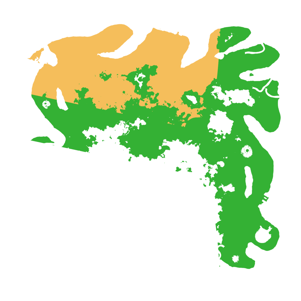 Biome Rust Map: Procedural Map, Size: 3950, Seed: 29907689