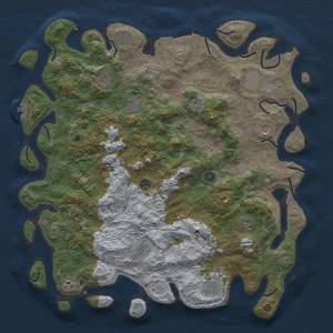 Thumbnail Rust Map: Procedural Map, Size: 4800, Seed: 8758633, 19 Monuments