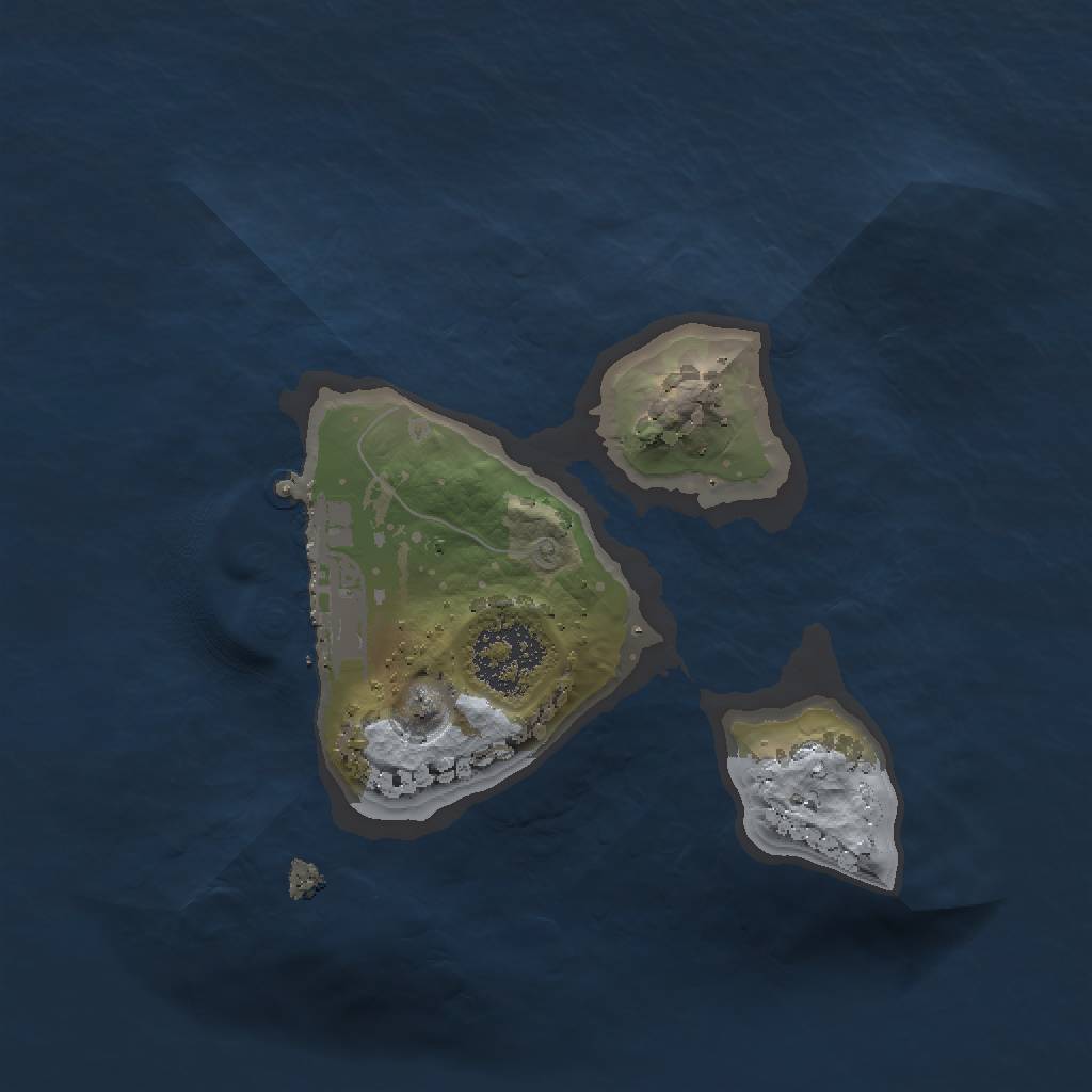 Rust Map: Procedural Map, Size: 1500, Seed: 15286, 4 Monuments