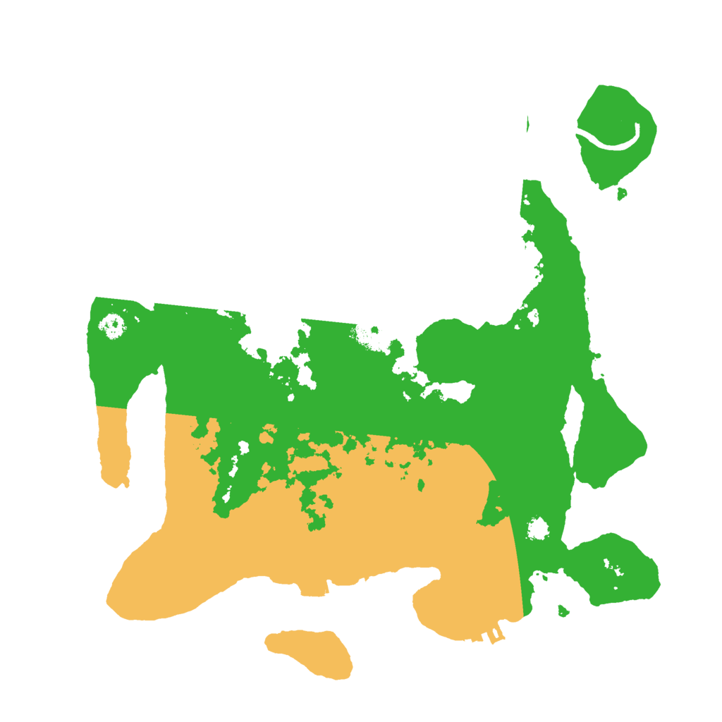 Biome Rust Map: Procedural Map, Size: 3000, Seed: 8988950