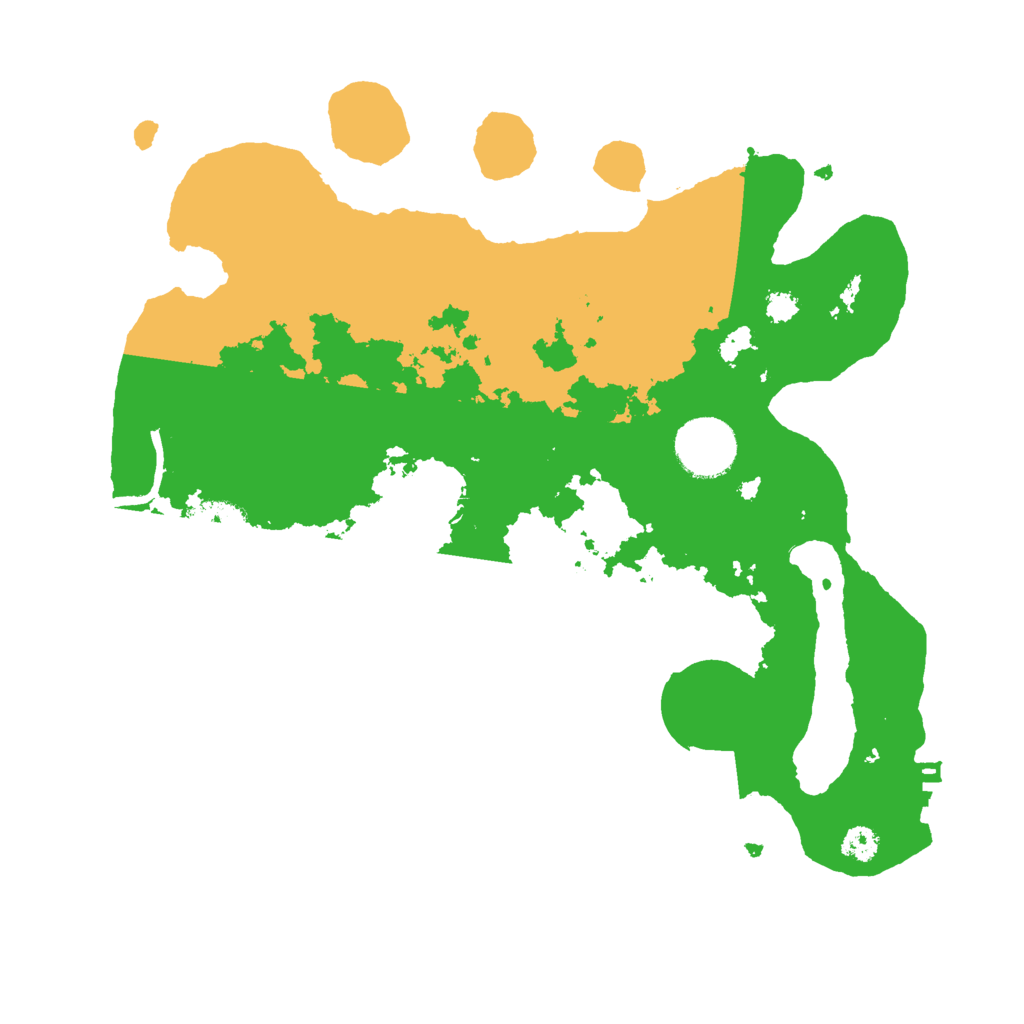 Biome Rust Map: Procedural Map, Size: 3000, Seed: 915137781