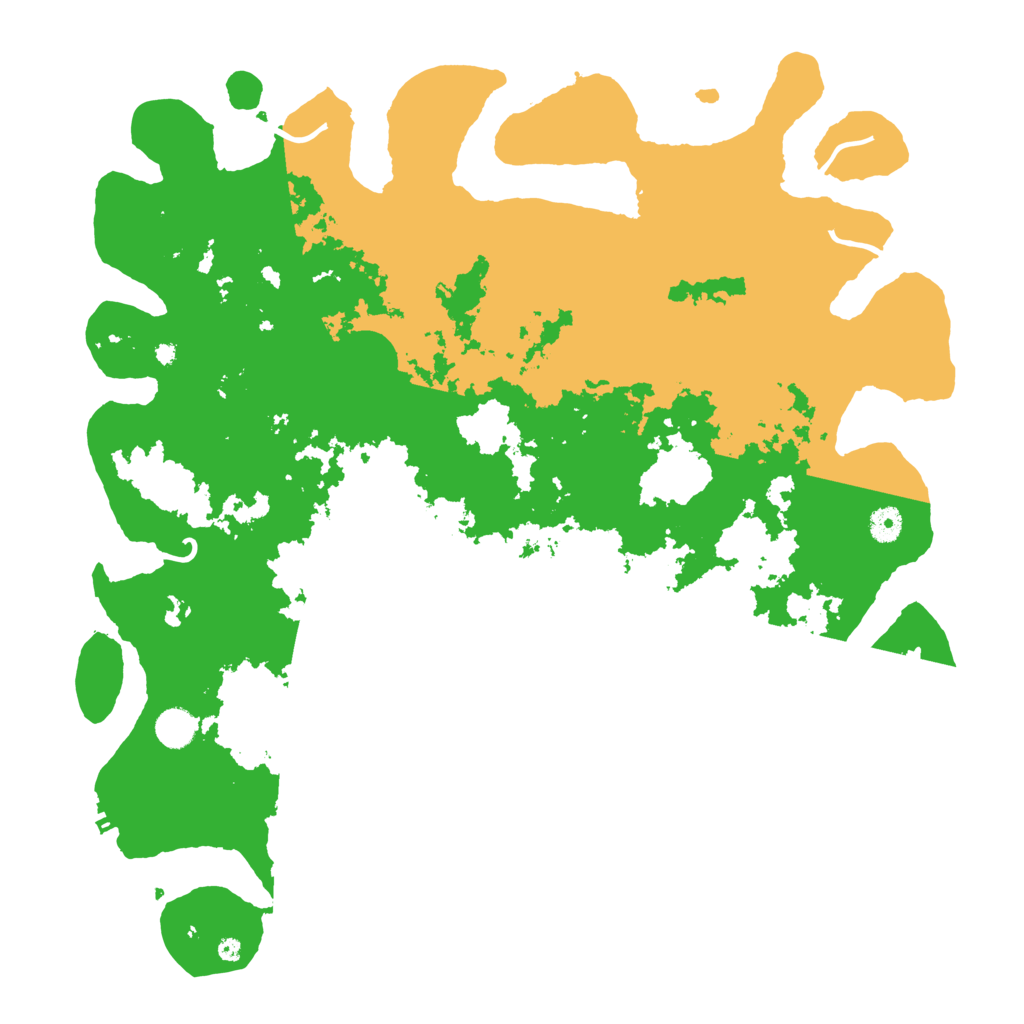 Biome Rust Map: Procedural Map, Size: 4500, Seed: 15120027