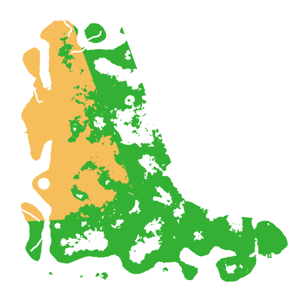 Biome Rust Map: Procedural Map, Size: 4500, Seed: 48850747