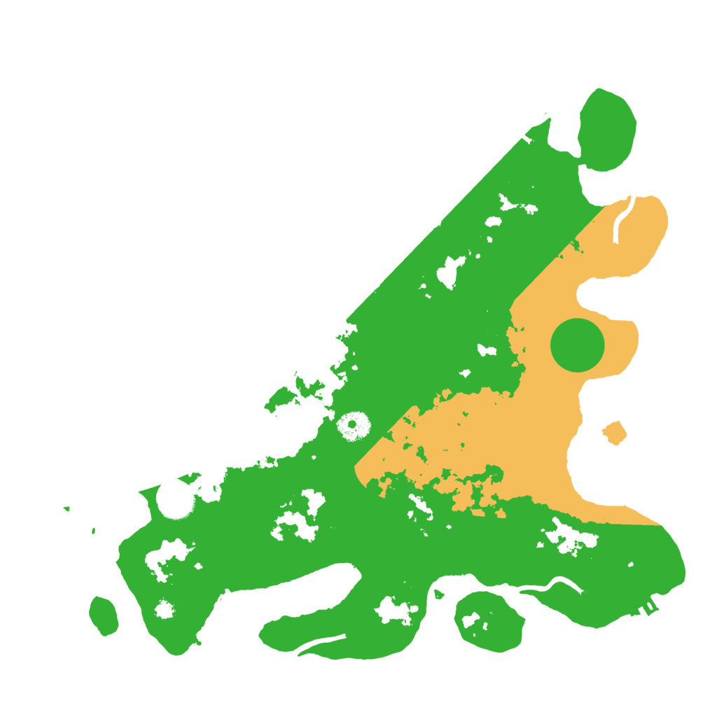 Biome Rust Map: Procedural Map, Size: 3500, Seed: 1200393