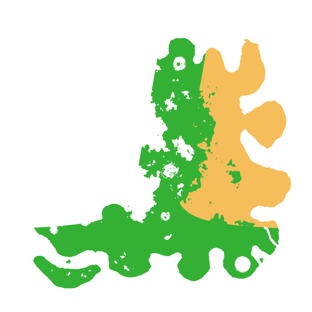 Biome Rust Map: Procedural Map, Size: 3500, Seed: 80421110