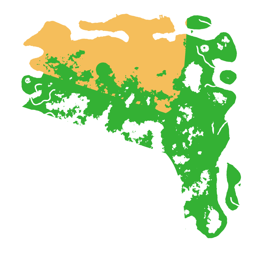 Biome Rust Map: Procedural Map, Size: 4800, Seed: 1029348657