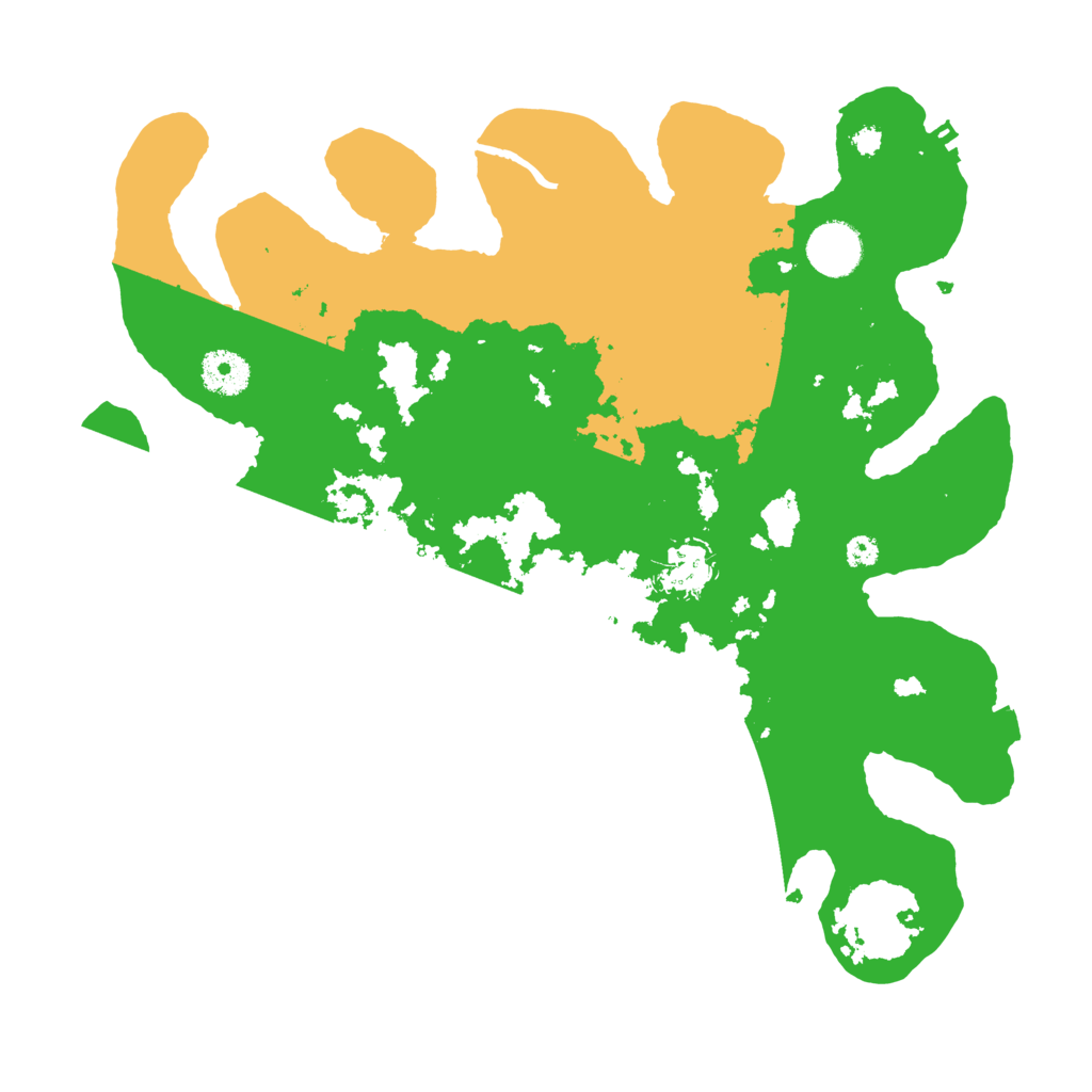 Biome Rust Map: Procedural Map, Size: 3500, Seed: 23263259