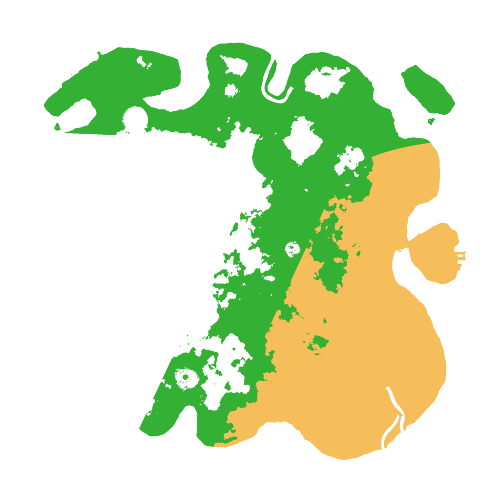 Biome Rust Map: Procedural Map, Size: 3500, Seed: 1521443555