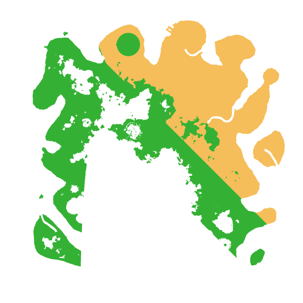 Biome Rust Map: Procedural Map, Size: 3450, Seed: 93323206