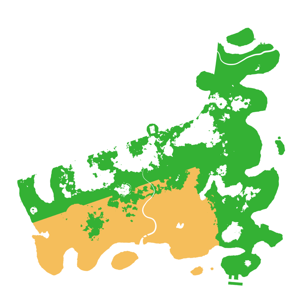 Biome Rust Map: Procedural Map, Size: 4250, Seed: 45938761