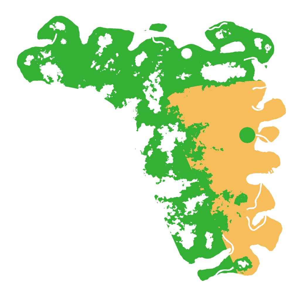 Biome Rust Map: Procedural Map, Size: 5000, Seed: 423798603