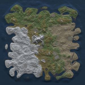 Thumbnail Rust Map: Procedural Map, Size: 5000, Seed: 423798603, 19 Monuments