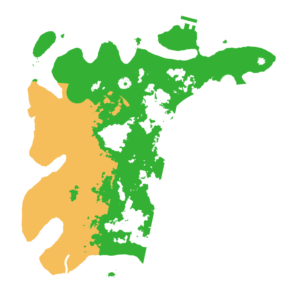 Biome Rust Map: Procedural Map, Size: 3700, Seed: 64370290