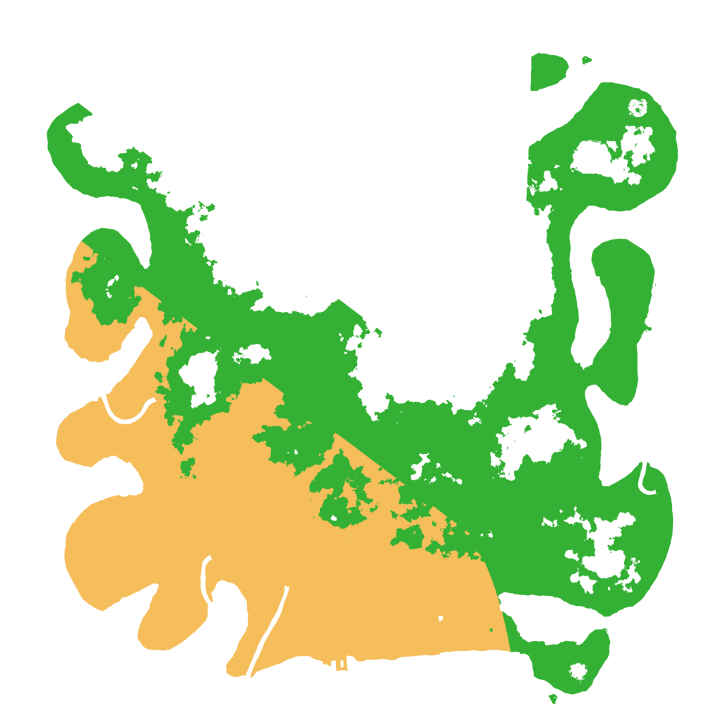 Biome Rust Map: Procedural Map, Size: 3900, Seed: 32537298