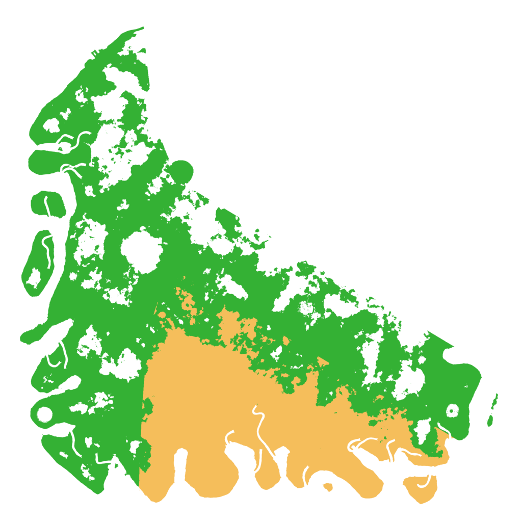 Biome Rust Map: Procedural Map, Size: 6000, Seed: 845