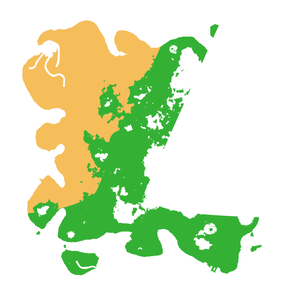 Biome Rust Map: Procedural Map, Size: 3700, Seed: 1989300338