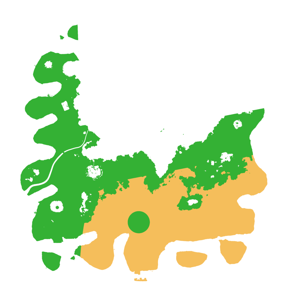 Biome Rust Map: Procedural Map, Size: 3500, Seed: 89618135