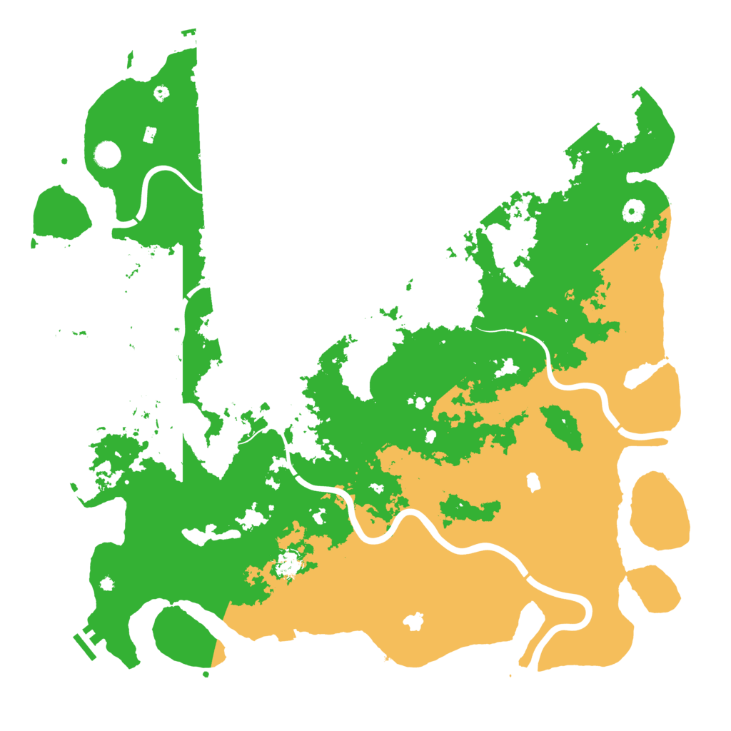 Biome Rust Map: Procedural Map, Size: 4800, Seed: 1657143925